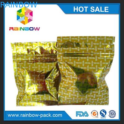 Золото Шинны мини мешок фольги упаковывая/герметически закрывало алюминиевые Зиплок сумки