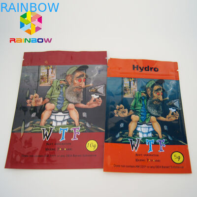 Жара сладкого порошка Канабис лист химического небольшая - загерметизируйте сумки с зазубринами молнии и разрыва