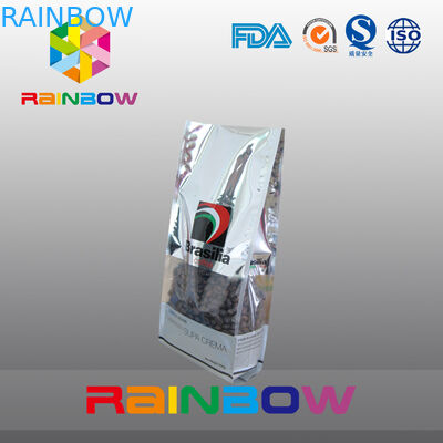 Полиэтиленовый пакет кофейных зерен сумок прочного бортового чая плоского дна Гуссет упаковывая