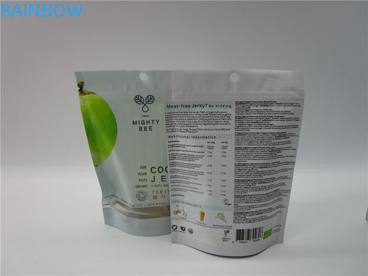 Стойте вверх подгонянные сумки Канабис с ясным окном/камедеобразной зазубриной разрыва саше молнии