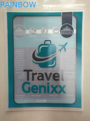 Ясная прозрачная сумка Пвк, уплотнение сумки 3 вешалки Пвк Пин одежд бортовое