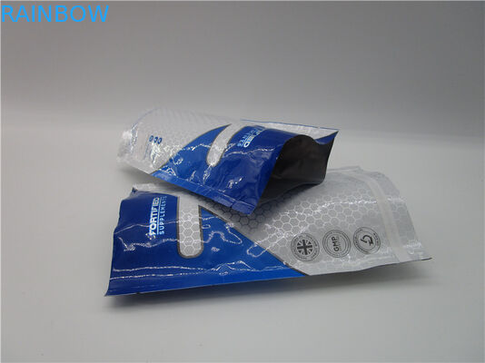 протеин стоит вверх мешок для сумки замка застежка-молнии алюминиевой фольги порошка протеина 2льб