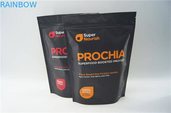 Матт напечатал алюминиевые сумку порошка протеина вхэы/алюминиевую фольгу стоит вверх мешки молнии