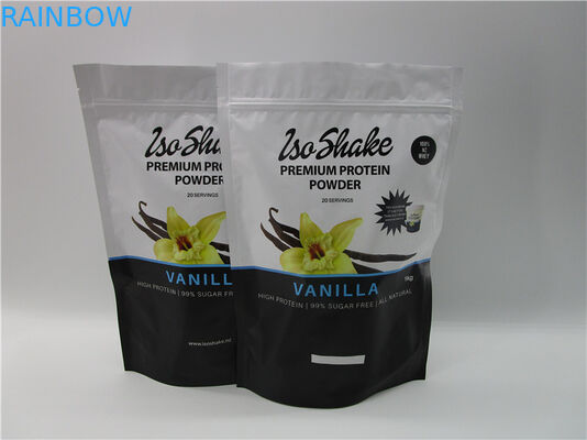 Сумки порошка протеина упаковывая для питания 1кг упаковывая с зазубриной зиплок и разрыва