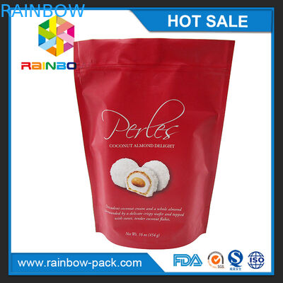 Алюминиевая фольга напечатанная штейном стоит вверх подгонянная сумка чая логотипа напечатанная зеленым цветом упаковывая с зазубринами молнии и разрыва