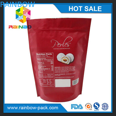 Алюминиевая фольга напечатанная штейном стоит вверх подгонянная сумка чая логотипа напечатанная зеленым цветом упаковывая с зазубринами молнии и разрыва