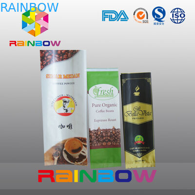 сумка белого бортового кофе Гуссет 12оз упаковывая с клапаном/изготовленным на заказ печатанием