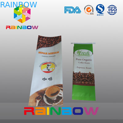 сумка белого бортового кофе Гуссет 12оз упаковывая с клапаном/изготовленным на заказ печатанием