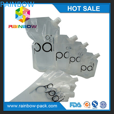 4оз/8оз/16оз прозрачные стоят вверх мешок вина с споут БПА свободным