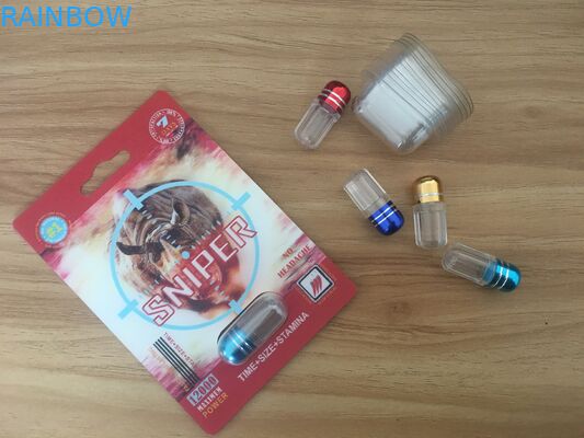 Таблетки повышения горячего носорога продажи мужские упаковывая коробку карты и дисплея с влиянием 3Д