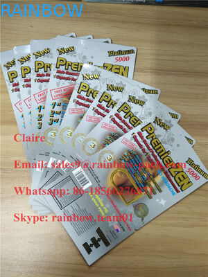 Волдырь карты таблетки повышения золота ПремирЗен мужской упаковывая в запасе с влиянием 3Д