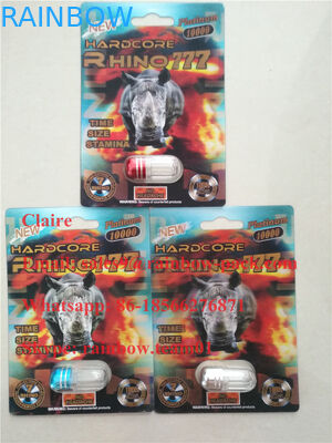 С самым высоким рейтингом упаковка таблетки 3д секса носорога/мужская карта упаковки волдыря карта/3д упаковки таблетки повышения