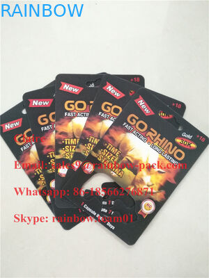 Карта волдыря 3Д оптовой таблетки носорога США упаковывая для контейнера/пули/бутылки капсулы носорога Го