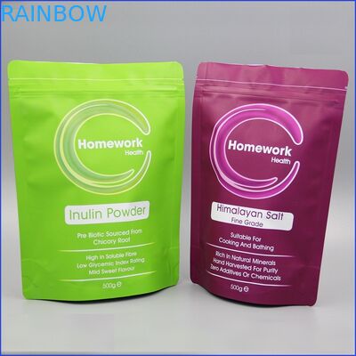 Штейновые белые мешки Дойпак пластиковые упаковывая сумку кофе молнии верхнюю пластиковую с клапаном