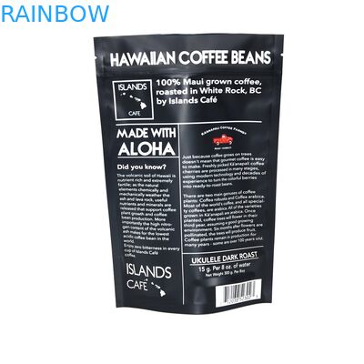 Мешки упаковывая, 300г изготовленной на заказ алюминиевой фольги пластиковые стоят вверх сумки кофе с клапаном