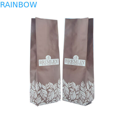 Качество еды Эко плоского дна дружелюбное стоит вверх клапан дегазирования кофе мешков упаковывая