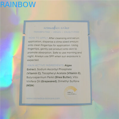 Косметики саше образца пластикового мешка алюминиевой фольги упаковывая, саше образца бортового запечатывания 3 косметическое