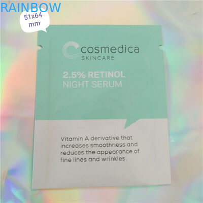 Косметики саше образца пластикового мешка алюминиевой фольги упаковывая, саше образца бортового запечатывания 3 косметическое