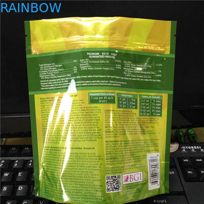 Лоснистые красочные пластиковые мешки упаковывая, сумки упаковки еды закуски для обломоков