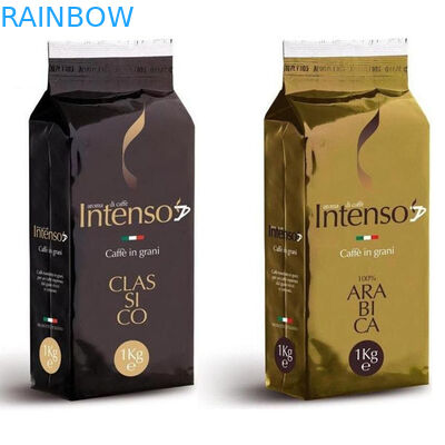 Сумки кофейного зерна алюминиевой фольги сумок кофе бортового Гуссет Ресеалабле пластиковые упаковывая с клапаном 1кг