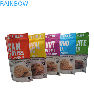 Стойте вверх мешки сумки молнии пластиковые упаковывая для печенья печений обломока шоколада