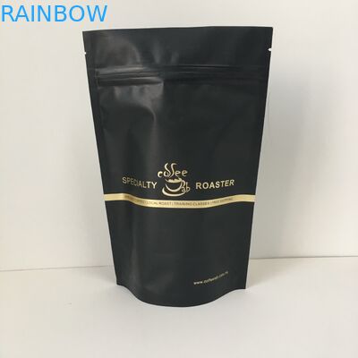 Мешки логотипа золота метки частного назначения выровнянные алюминиевой фольгой пластиковые упаковывая сумку с клапаном