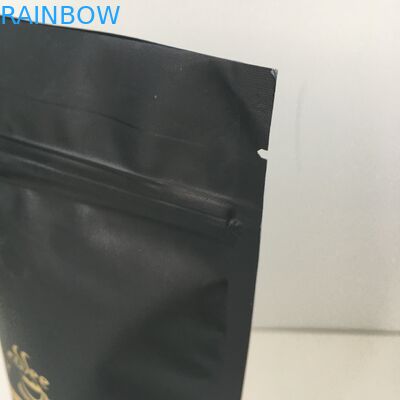 Мешки логотипа золота метки частного назначения выровнянные алюминиевой фольгой пластиковые упаковывая сумку с клапаном