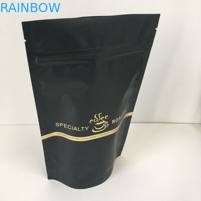 Мешки логотипа золота метки частного назначения выровнянные алюминиевой фольгой пластиковые упаковывая сумку с клапаном