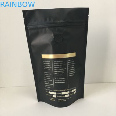 Мешки логотипа золота метки частного назначения выровнянные алюминиевой фольгой пластиковые упаковывая сумку с клапаном