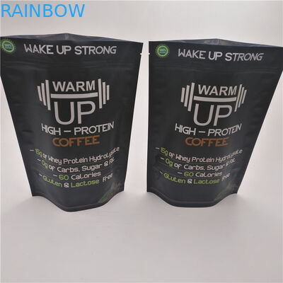 Качество еды многоразовое стоит вверх пластиковые мешки упаковывая сумки кофе 250г фольги 500г 1кг