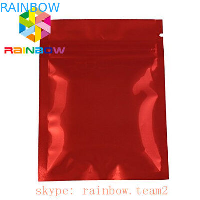 Простые золотые мешки алюминиевой фольги мылар зиплок для лист чая упаковывая/мини сторон 3 загерметизировали саше