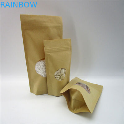 Овальные форменные подгонянные бумажные мешки/мешок порошка протеина риса упаковывая