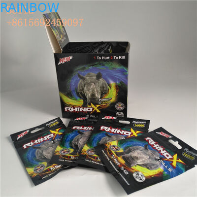 Мешки отверстия вида пластиковые упаковывая Зиплок таблетку кладут пластиковую сумку в мешки фольги молнии с печатанием логотипа