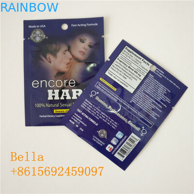 Мешки отверстия вида пластиковые упаковывая Зиплок таблетку кладут пластиковую сумку в мешки фольги молнии с печатанием логотипа