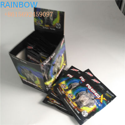 Логотип подгонял пластиковые мешки упаковывая молнию вВитх для таблеток сумка замка застежка-молнии упаковывая