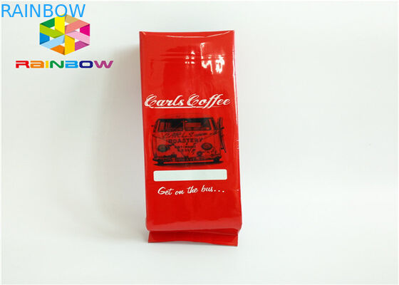 Напечатанная таможней сумка Гуссет стороны кофе потека упаковывая для зажаренного в духовке кофе с мешком порошка кофейного зерна связи клапана и олова