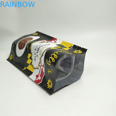 Стойте вверх сумка закуски упаковывая угол бортового уплотнения 3 круглый с молнией