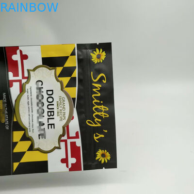 Стойте вверх сумка закуски упаковывая угол бортового уплотнения 3 круглый с молнией