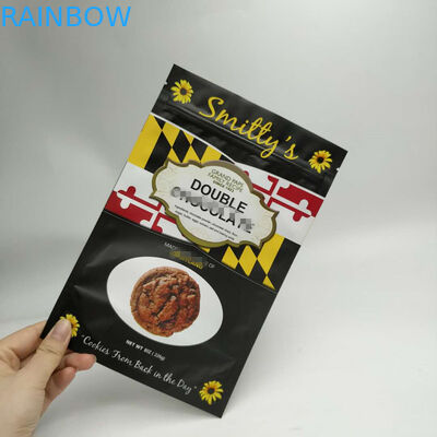Стойте вверх сумка закуски упаковывая угол бортового уплотнения 3 круглый с молнией