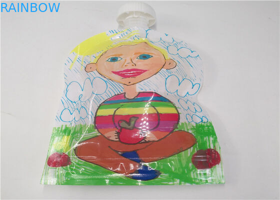 Упаковка мешка Споут изготовленного на заказ печатания прозрачная