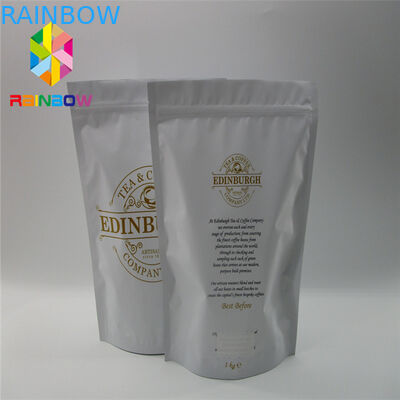 Прокатанные мешки упаковывая, загерметизированная жара алюминиевой фольги пластиковые - стойте вверх сумки с клапаном