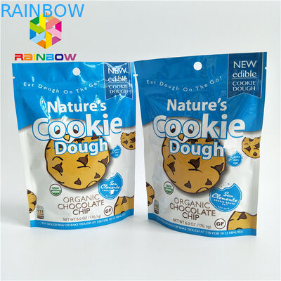 Повторное использование Stand Up Bags Custom Printing Tear Notches для печенья