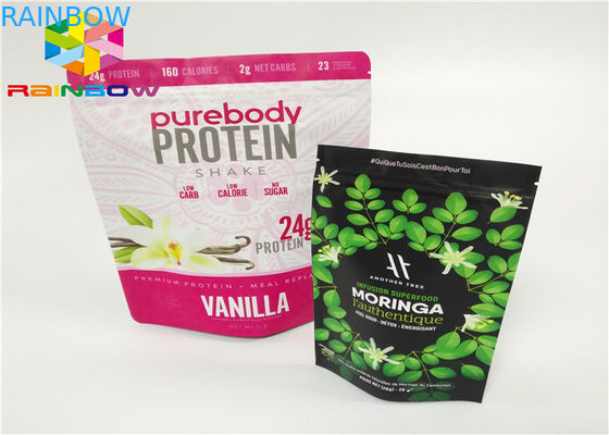 Упаковка сумки порошка протеина Вхэы/чистый порошок протеина Вхэы алюминиевой фольги упаковывая Пагс/стоят вверх Зиплок сумки