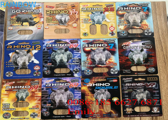 Красный пакет волдыря Голдреаллас упаковывая горячий штемпелевать для фармацевтическое промышленного