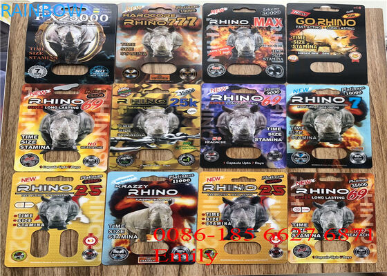 Красный пакет волдыря Голдреаллас упаковывая горячий штемпелевать для фармацевтическое промышленного