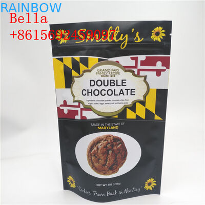 Сумка закуски финиша Матт Зиплок упаковывая светлое сопротивление прокола доказательства