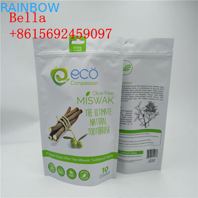 Алюминиевая фольга цвета изготовления на заказ кладет ручку в мешки верхней части молнии для упаковки печенья