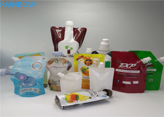 Прозрачная жидкостная сумка Споут для напитка/упаковки напитка энергии