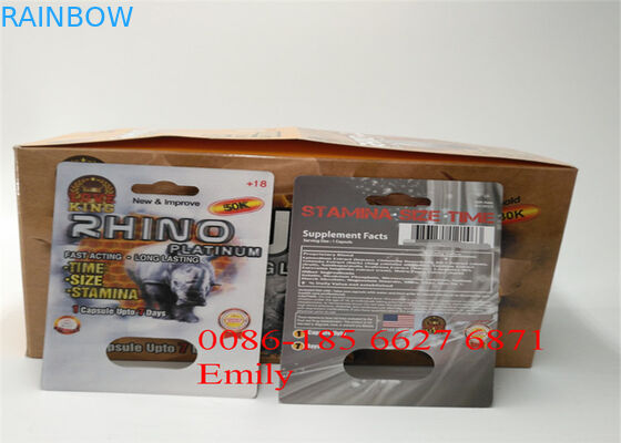 Удобный пакет волдыря таблеток носорога упаковывая с выбивая поверхностным влиянием