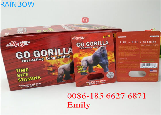 Волдырь УЛЬТРАФИОЛЕТОВОГО печатания пластиковый упаковывая подгонянный размер для целебных таблеток